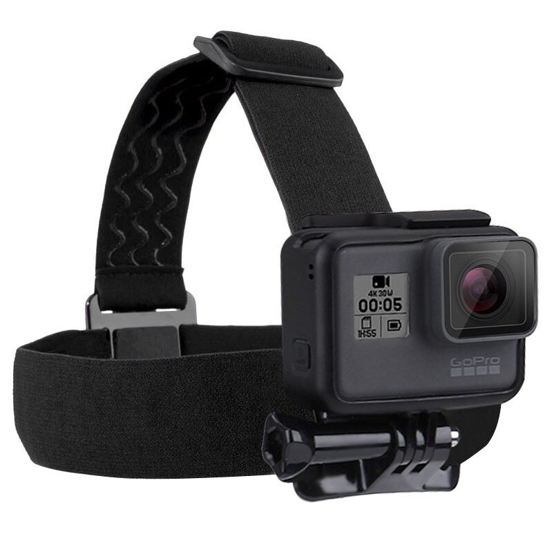 Borst Strap Mount Riem Voor Gopro Hero 7 6 5 Xiaomi Yi 4K Action Camera Borst Mount Harness Voor gopro Sjcam SJ4000 Sport Cam Fix: Head strap