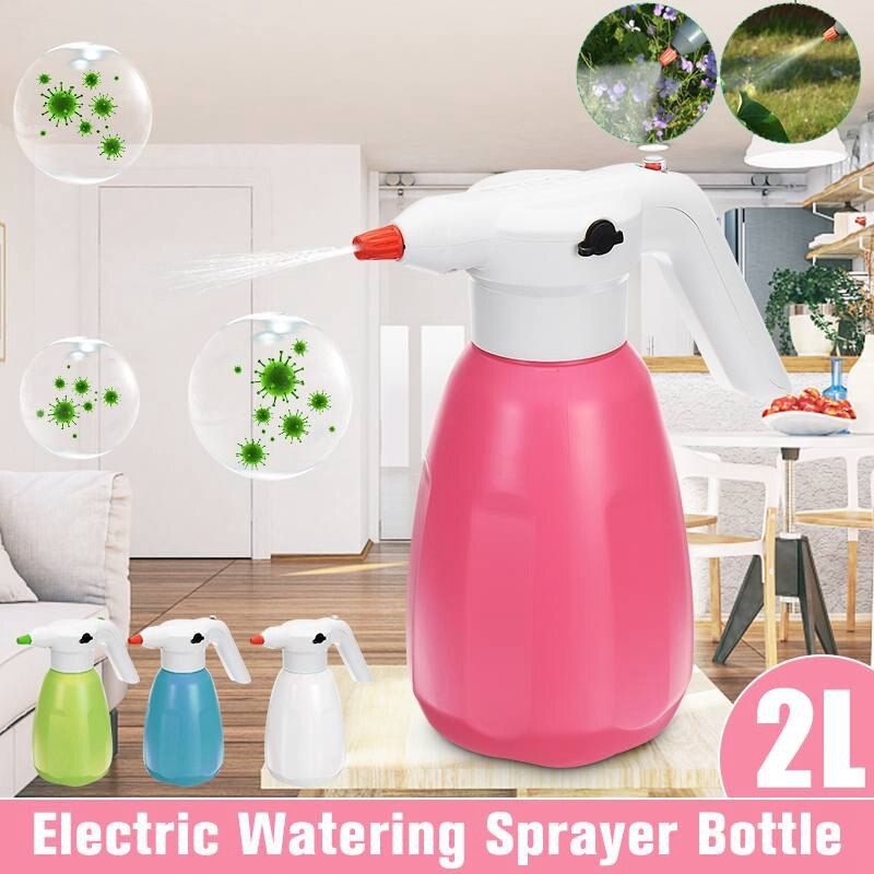 2L Electric Water Sprayer Automatic Nozzle Mist Car Wash Kitchen Plants Jet Pump Automatic Water Sprayer