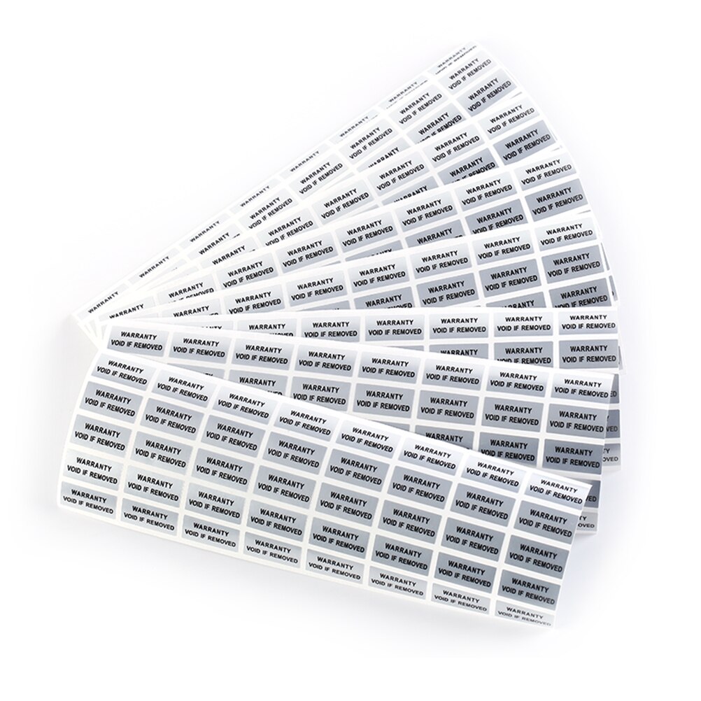 300pcs /lot Printed Security Seals Tamper Evident Warranty Void Labels
