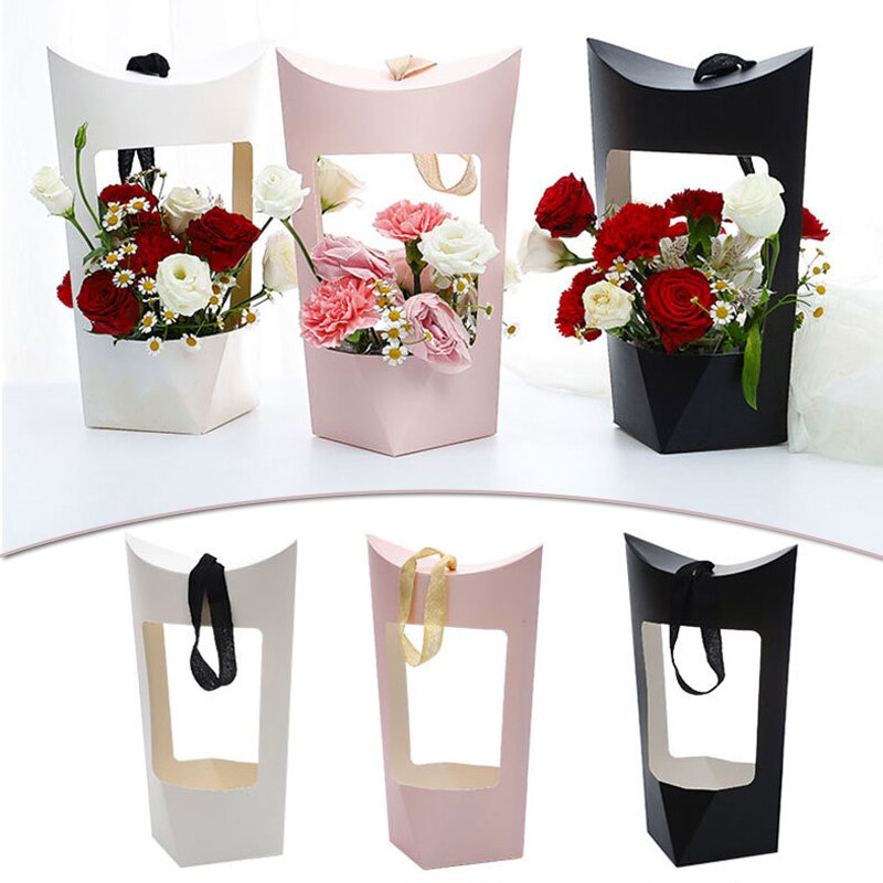150 stuks/6 kleuren Enkele roos hoes, waterdicht bloemen inpakpapier Enkele roos verpakkingszak bloemist boeket benodigdheden voor Moederdag Valentijnsdag 44,5 * 12 * 4 cm