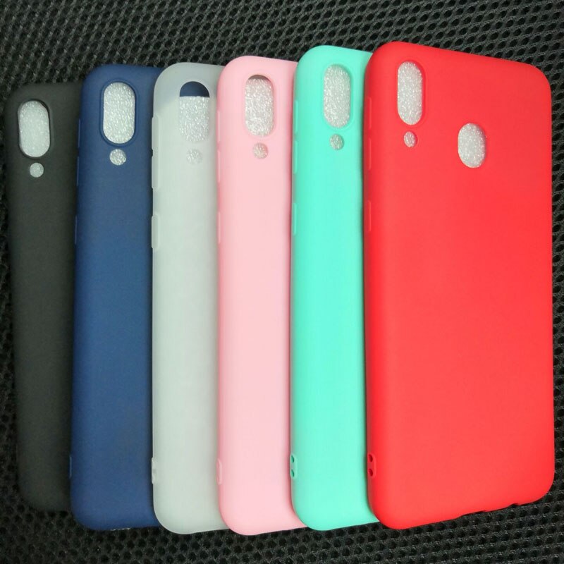 Ricestate Silicone Candy Case Voor Samsung Galaxy M10 M20 Cover Voor Samsung M20 M 20 Soft Matte TPU Ingericht Coque