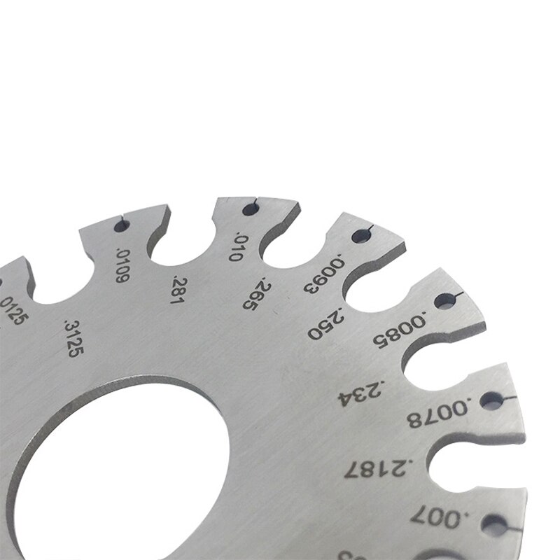 0-36 Round Awg Wire Gauge Thickness Ruler Gauge Diameter Steel Measurer Tool