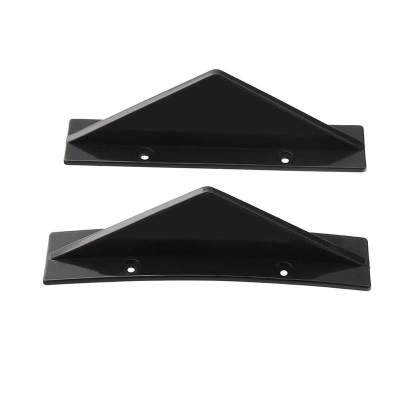 Car modification For the triangular mini shark fin bumper Motors 4-wing diffuser rerou styling rear General spoiler lip car E4A0