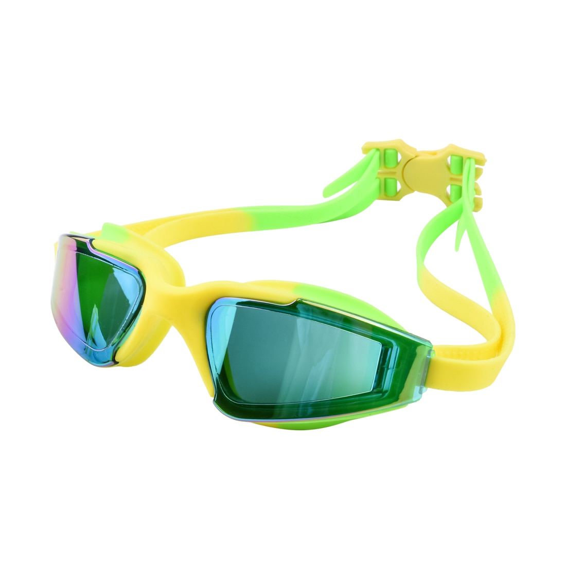 Zwembril Anti-Fog Uv Professionele Siliconen Zwemmen Bril Voor Mannen Vrouwen Volwassenen Duiken Waterdichte Sport Eyewear: Licht Groen