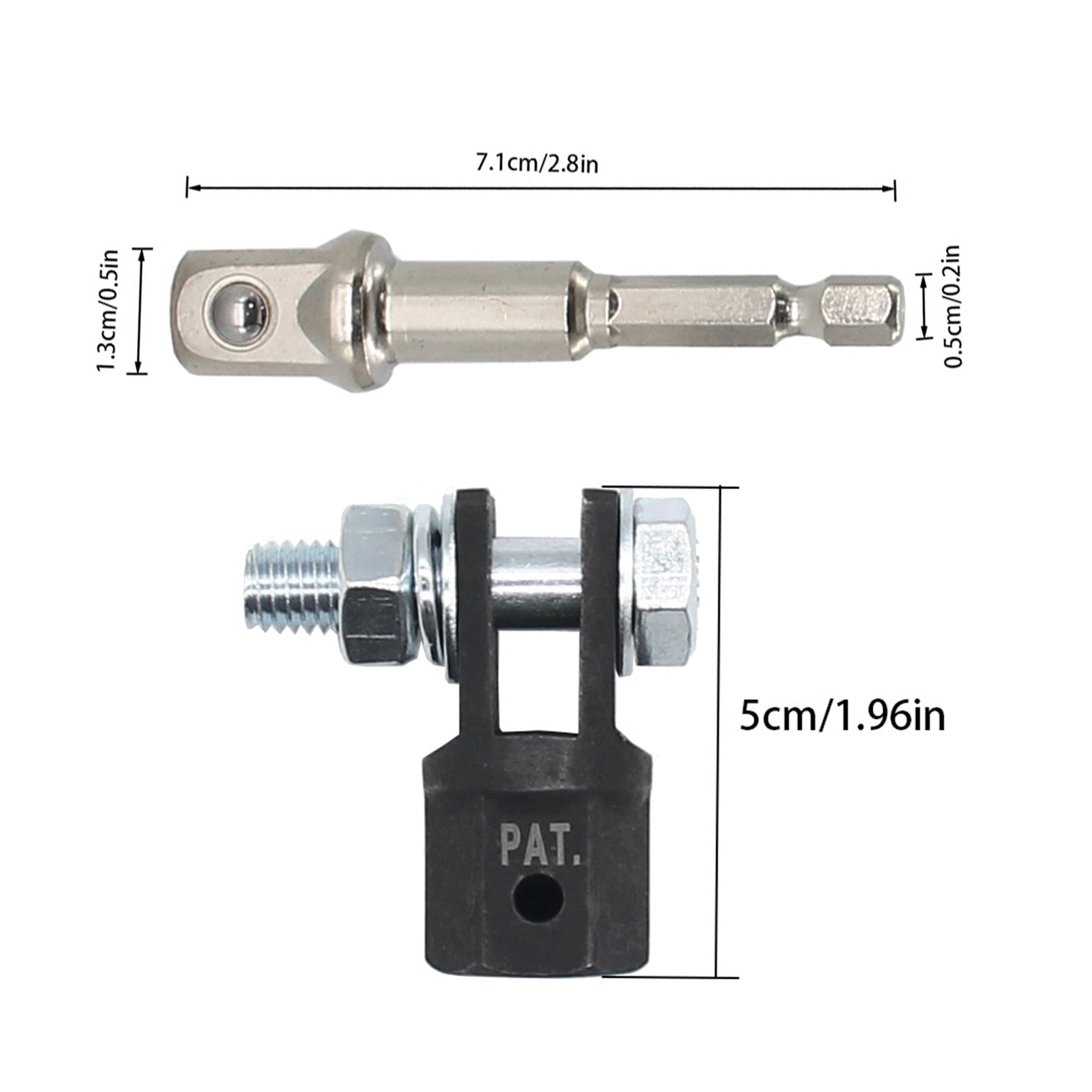 1/2 Inch Schaar Jack Adapter En Socket Adapter Voor Meest Aansluitingen Schaar Chroom Vanadium Staal Adapter Impact Wrench Tool