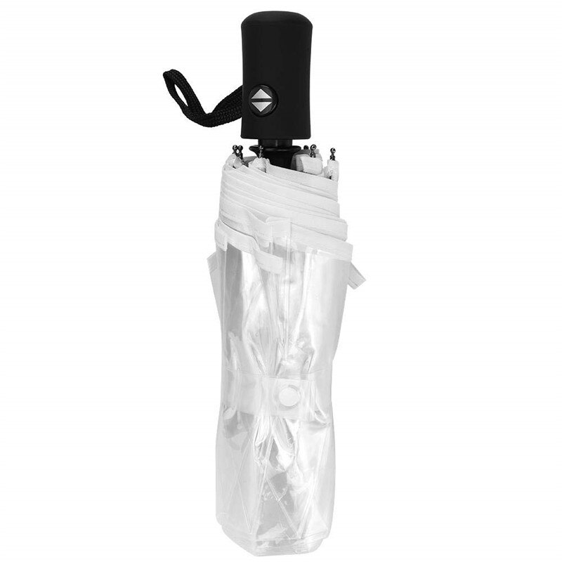 Transparent Umbrella Rain Women Cherry Blossom Mushroom Sakura Ladies Clear Umbrellas Women Cute Flower Paraguas Trasnparente: White