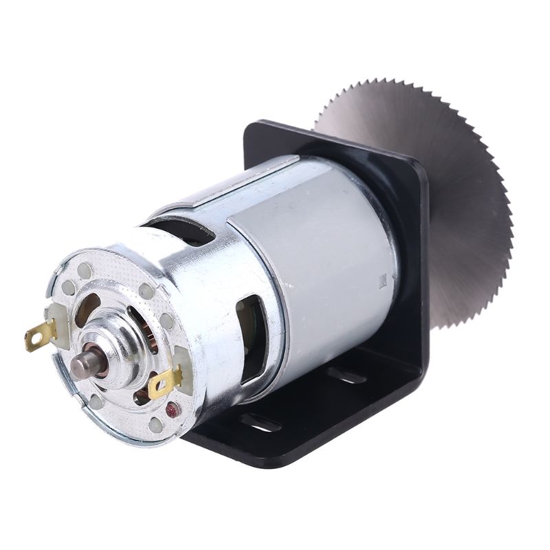 775 moteur Table scie Kit DC 12V moteur avec support de montage scie lame travail du bois 425D