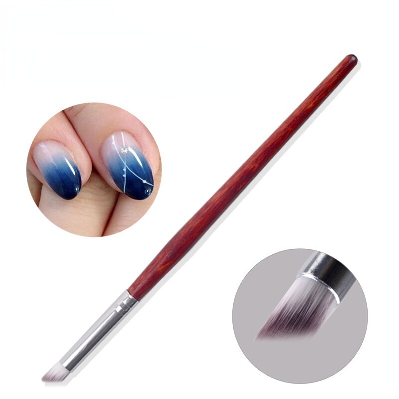 3Pcs Professionele Manicure Uv Gel Brush Pen Transparant Acryl Nail Art Schilderij Tekening Borstel Fototherapie Tool