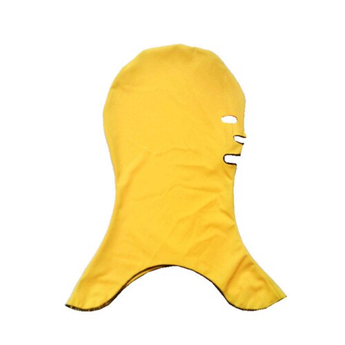 Swimming Hood Hat Anti-UV Swimming Hat Protection Wetsuit Face Mask Swim Cap Nylon Scuba Diving Facekini: Yellow