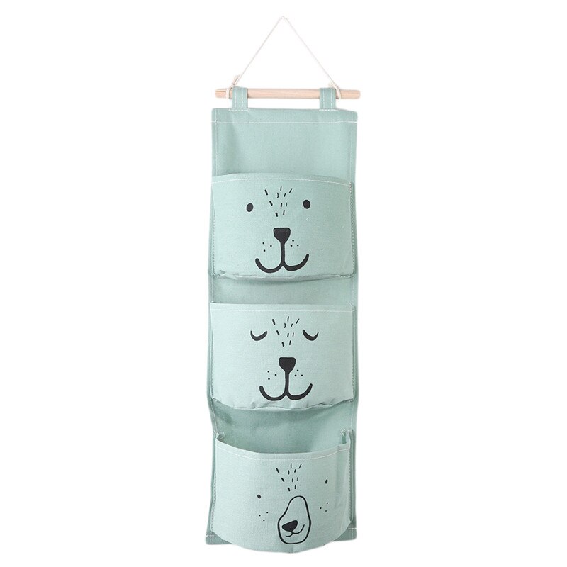 Bolsas de juguete de baño para colgar en la pared organizador de lino para armario, bolsa para niños, juguetes de baño para bebé, libros de cosméticos, artículos diversos