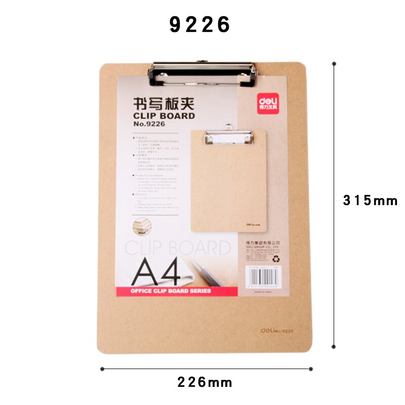 A4 A5 Holz Datei Clip Bord Kunststoff Mit Lineal Schreiben Pad Bretter Datei Ordner Clips Für Papier knapp Ablagen: Gelb