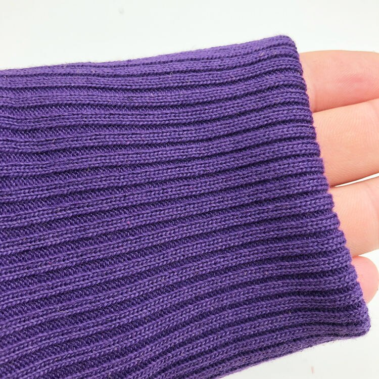 40cm 1PC waWristband Fold Over Elastic Wristband Cuff Pair Jacket Cuffs Trousers Cuff Trim Clothing DIY Sewing Accessories