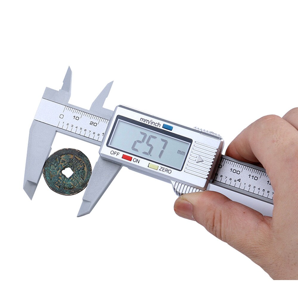 150mm 6 Inch Lcd Digital Ruler Electronic Carbon Fiber Vernier Caliper Gauge Micrometer Measuring Tool Calibre Digital Suwmiarka