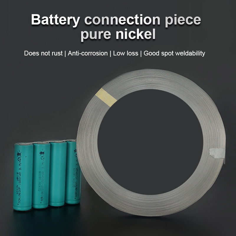 10 meter Cell Connector Nickel Strip Nickel-Plated Steel Strip Nickel-Plated Sheet Spot Welding Nickel Strip Nickel Strip 10 M