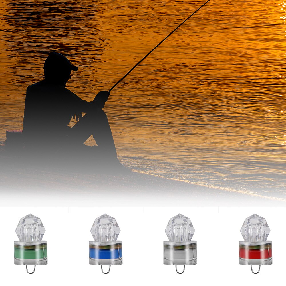 Led vislamp lokmiddel fishfinder benodigdheden mini visnachtlampje led onderwater voor het aantrekken van vissen onderwaterverlichting