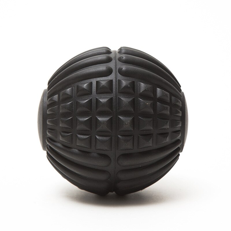Hecatal yoga fascia bold balance træning fodmassage bold muskelafspænding fitness single ball eva pilates massagebold: Sort