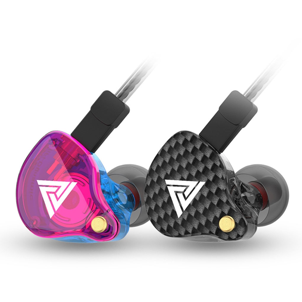 QKZ VK4 Earphone 3.5mm Wired Earbuds Sport HIFI Bass Noise Cancelling In Ear Headset Detachable Cable Earphone