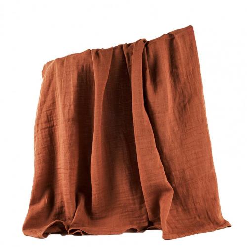 Morbida coperta per bambini Swaddle tinta unita riparo panno neonato doccia coperta Swaddle per accessori per neonati: Tan Brown