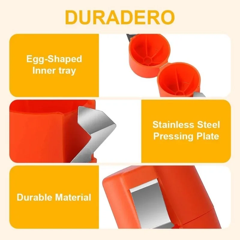 Creatief Eier Separator Tool Plastic Non-stick Hand Eieren Breaker Multifunctioneel Handig Bakken Koken Hulp Keuken Gadget