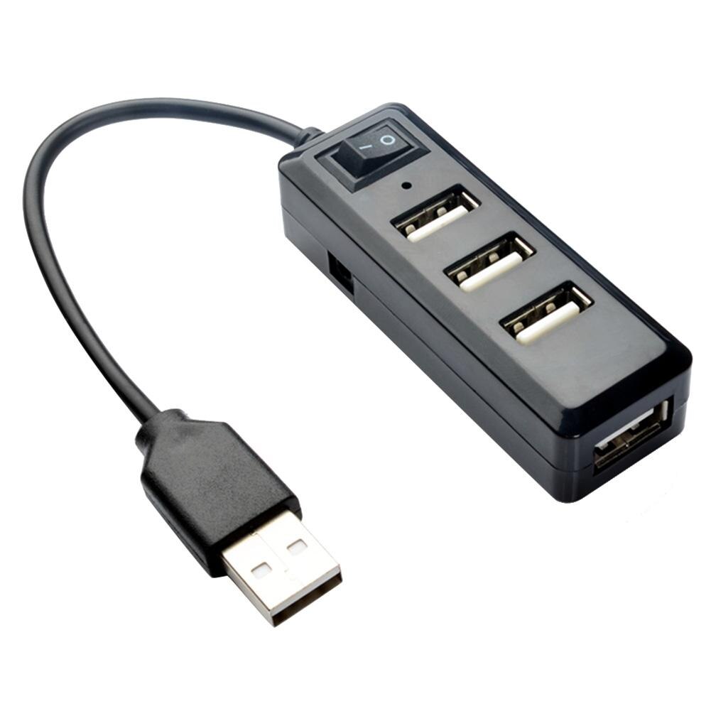 Voor Computer Multi Usb Extension Adapter 4 Poorten Usb 2.0 Hub Splitter Met Switcher Eenvoudig En Eenvoudige Installatie