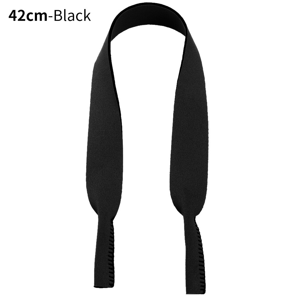 1Pc Verwisselbare Sport Antislip Bril Riem Brillen String Mode Accessoire Verstelbare Zonnebril Touw Houder: 42cm-Black