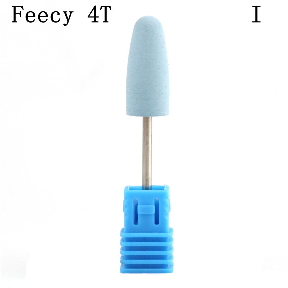 Boule caoutchouc ongles forets pierre céramique fraisage corindon coupeurs brosse électrique Machine rotative vernis manucure outils fefairy 4T: Feecy 4T I