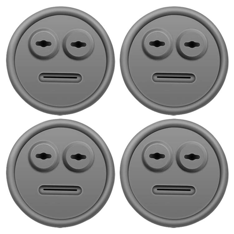 6-Pack Probe Grommet for Grill, Compatible with Weber 85037 Smokey Mountain Cookers, and Other Grills DIY Sensor Ports: WHITE