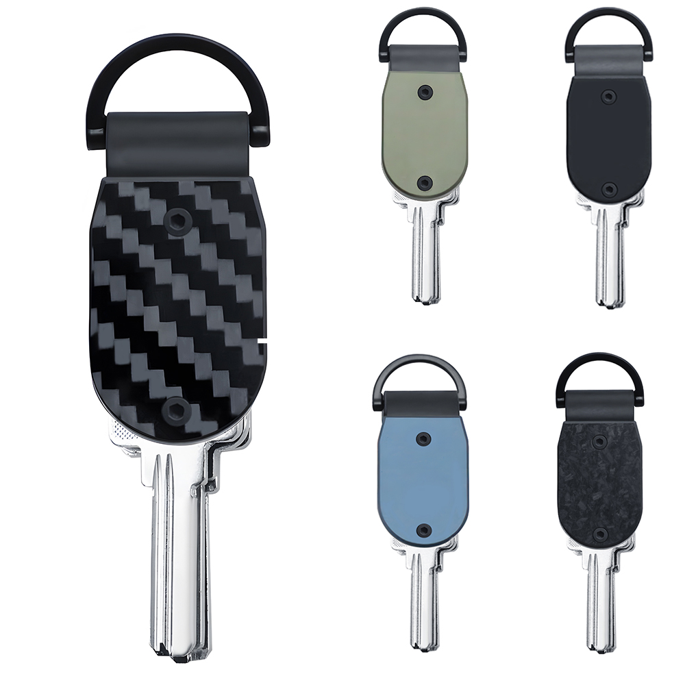 KeySmart Mini Key' Organizer Schlüsselanhängerhalter – kompakter Schlüsselhalter für Schlüsselanhänger, Schlüsselanhänger, Schlüsselhalter, Schlüsselanhänger zum Befestigen von 2–6