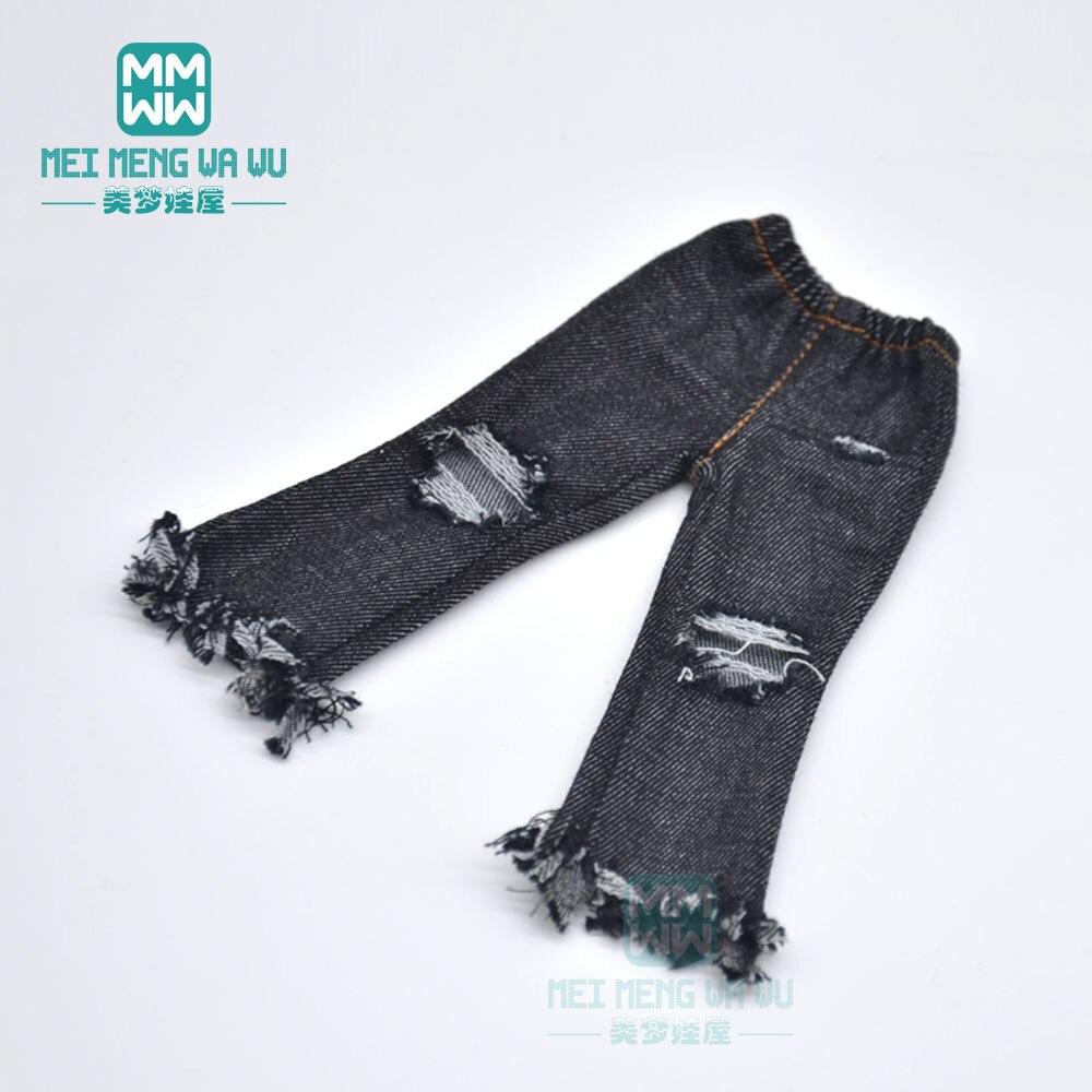 1pcs Blyth Doll Clothes pink jacket, vest, hole jeans for Blyth , Azone 1/6 doll accessories: XB--018--B
