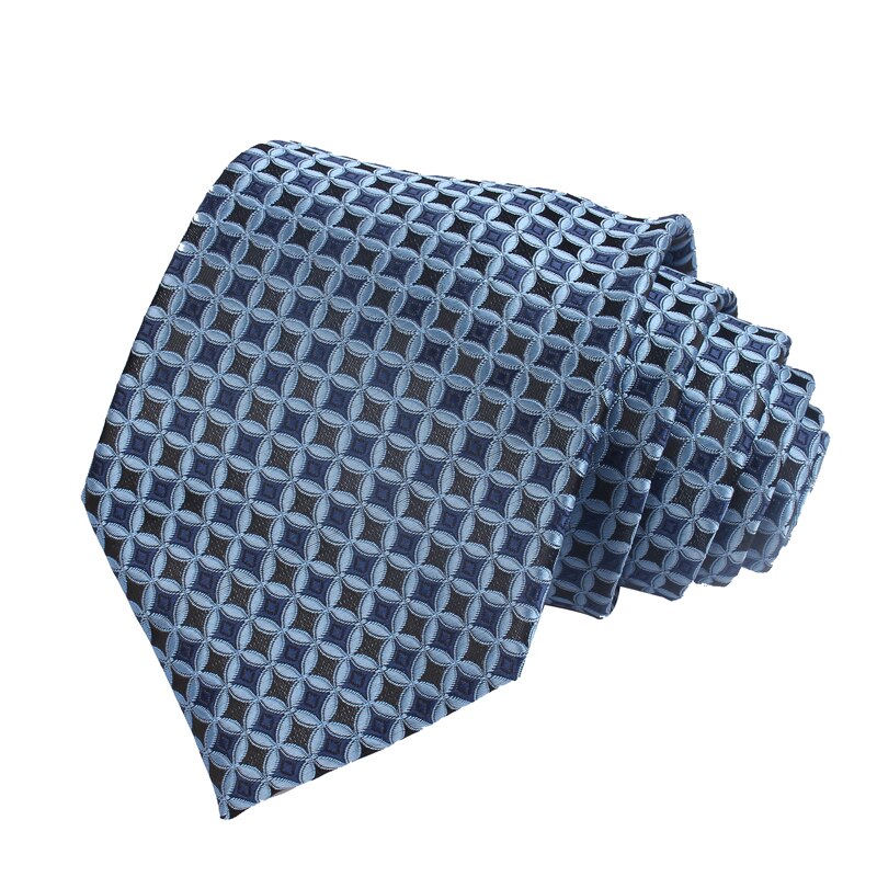 Mannen Stropdassen Mode Plaid Stropdassen Voor Wedding Zaken 8cm Widtch Classic Stropdas JACQUARD GEWEVEN Bruidegom Stropdas Voor Mannen Das