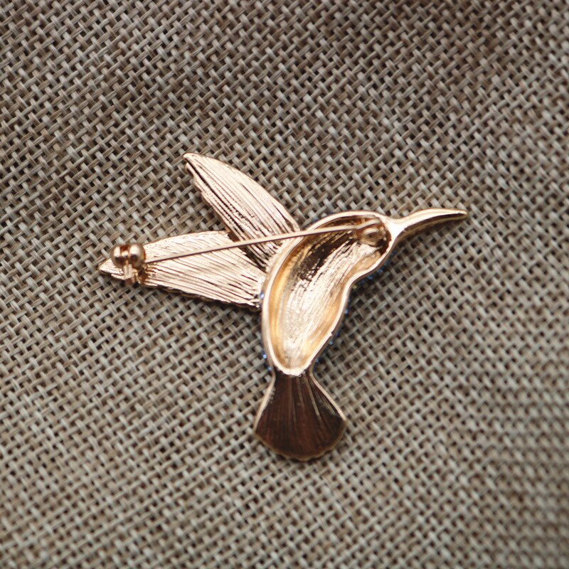 Broche colibri rétro pour femme, épingle de manteau de corsage féminin, bijoux mignons, accessoires de fête de mariage