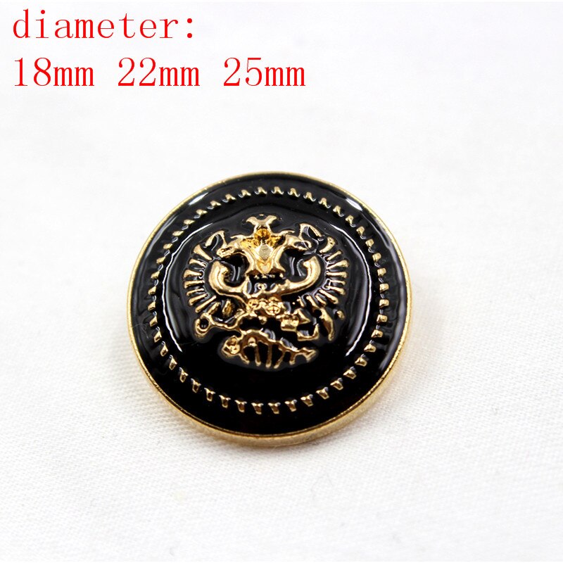 N171125 , 10 Stuks Metalen Knoppen, Kleding Accessoires Diy Handgemaakte Materialen, Pak Jas Knoppen, Mode Decoratieve Knoppen: 7 / 22MM