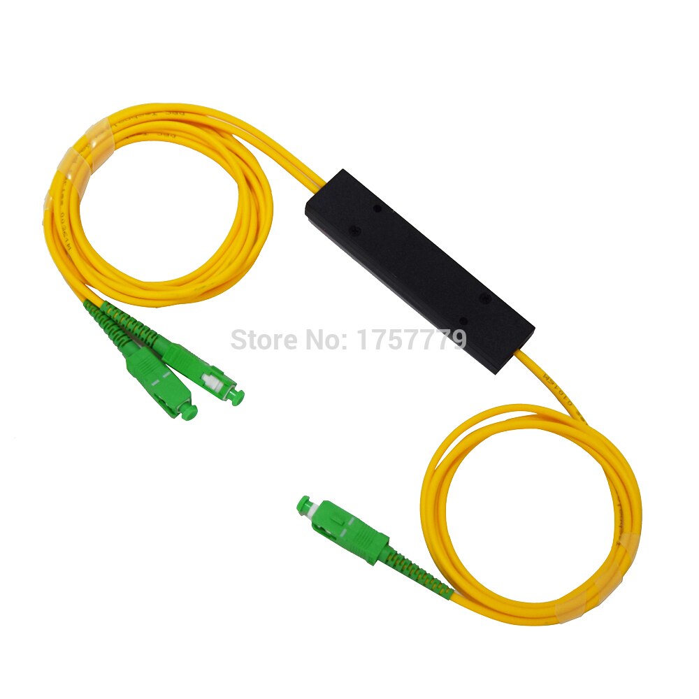 Scapc 1 x 2 plc singlemode fiber optisk splitter ftth plc scapc 1 x 2 plc optisk fiber splitter fbt optisk kobler