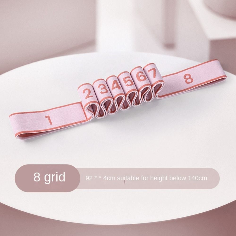 8/10/12 Grid Yoga Resistance Band Yoga Training Elastic Fitness Resistance Bands Crossfit Exercise Textile Cotton: Beige