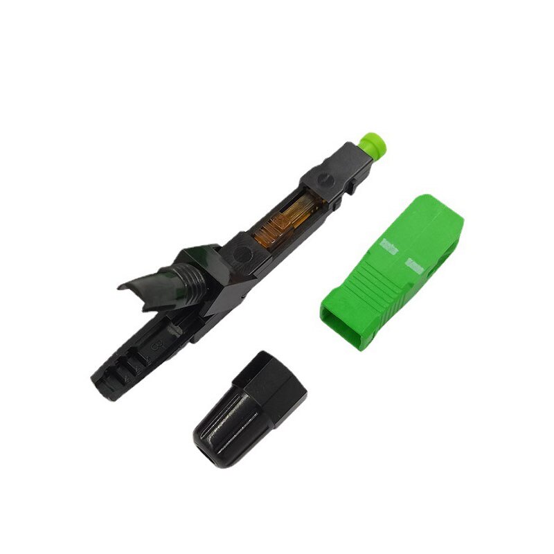 50/100Pcs FTTH Embedded Fiber Optic Fast Connector SC APC/UPC Single Mode Fiber Optic Connector