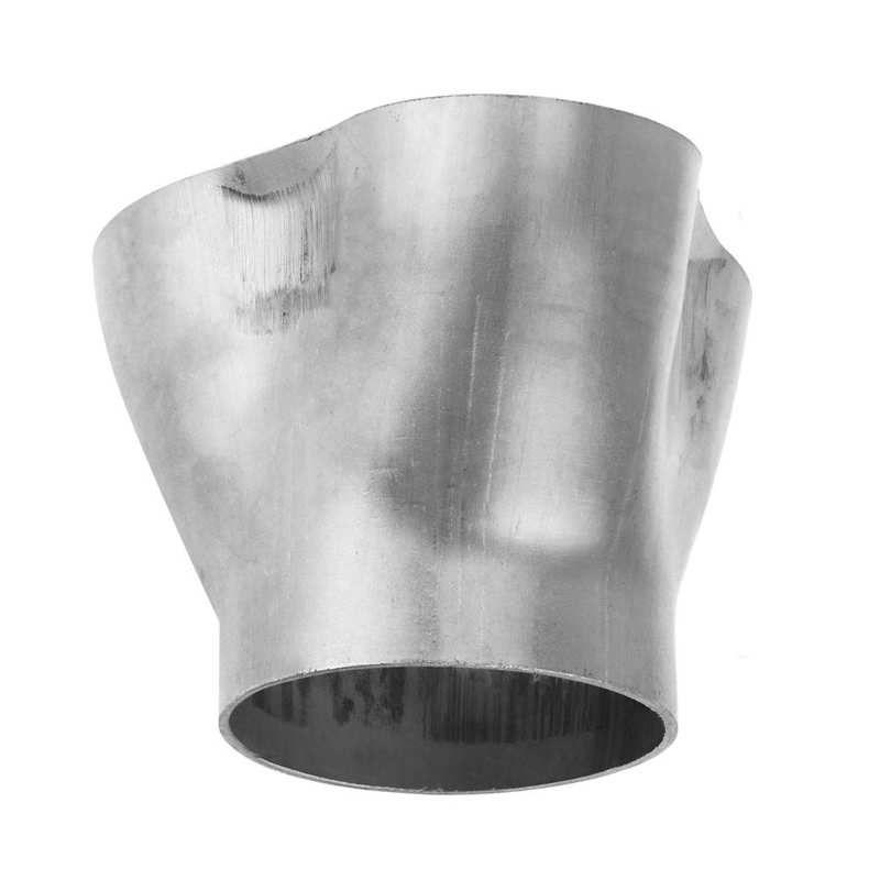 3 into 1 Exhaust Header Collector 1.75in Inlet 2.38in Outlet Universal for Car Modification Universal Exhaust Collector