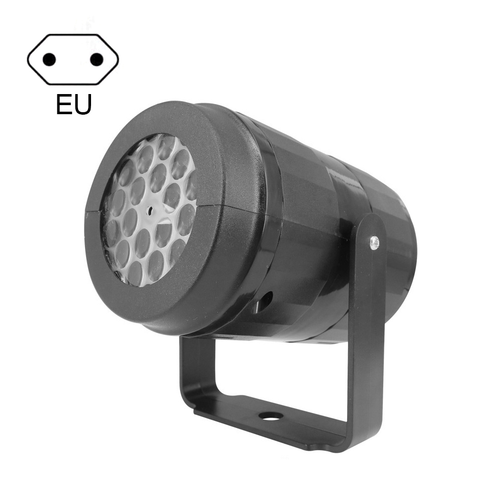 Christmas Holographic Projector 16 Picture Party Christmas Santa Claus Projection Lamp Window Movie Projector: EU