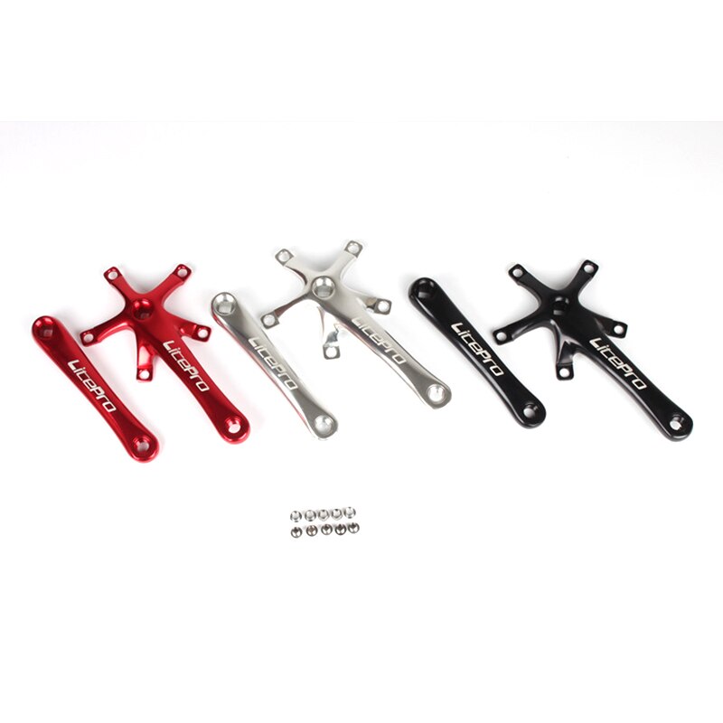 Bielle unique intégrée pour vélo pliant, 45T 47T 53T 56T 58T BCD 130mm, pièces de vélo, pédalier et disque