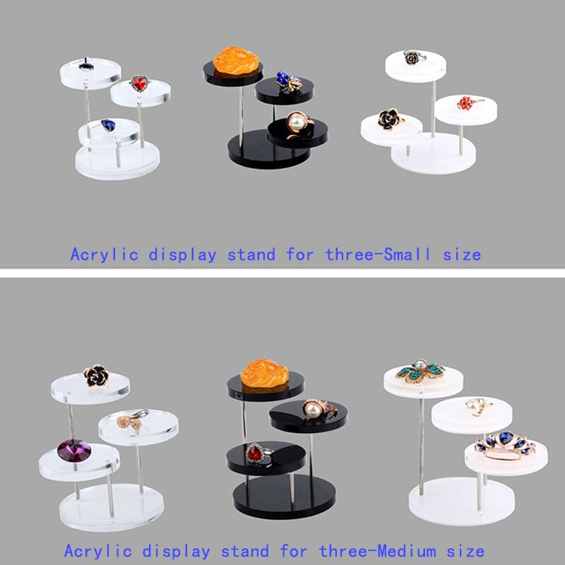 3/4/12 rund mad cupcake stativ akryl display stander til smykker/kage dessert stativ bryllup fødselsdagsfest dekorationsværktøjer