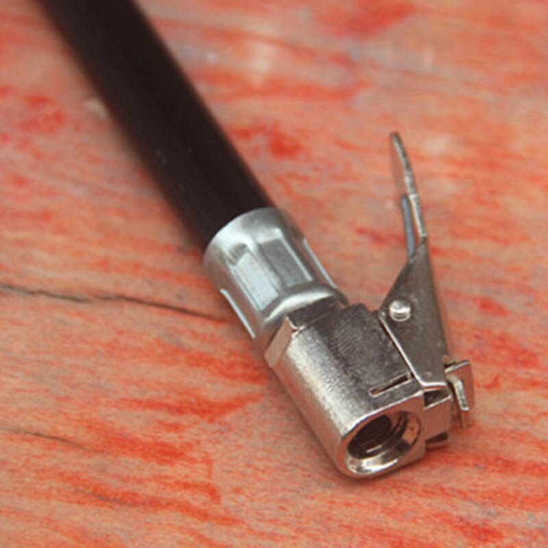 Motorcycle Bicycle Car Flexible Clip-on Air Tyre Tire Chuck Inflator Hose Tool B99