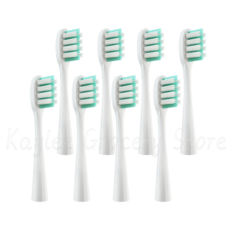 Voor Usmile Vervangende Tandenborstelkoppen Y1/Y 1S/Y2/Y3/Y4/U1/U2/U3/U4/U 2S/P1/P3/P10/P10pro Vervang Borstelkoppen Mondstukken 4/8/12Pcs: Black