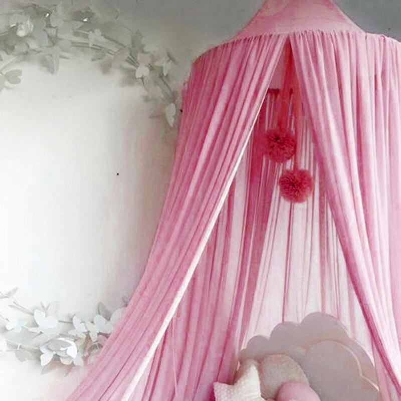 Mosquito Net for Kids Room Insect Reject Mosquito Net Hanging Tent Baby Bed Crib Canopy Repellent Bed Tent Curtains: Pink Mosquito Net