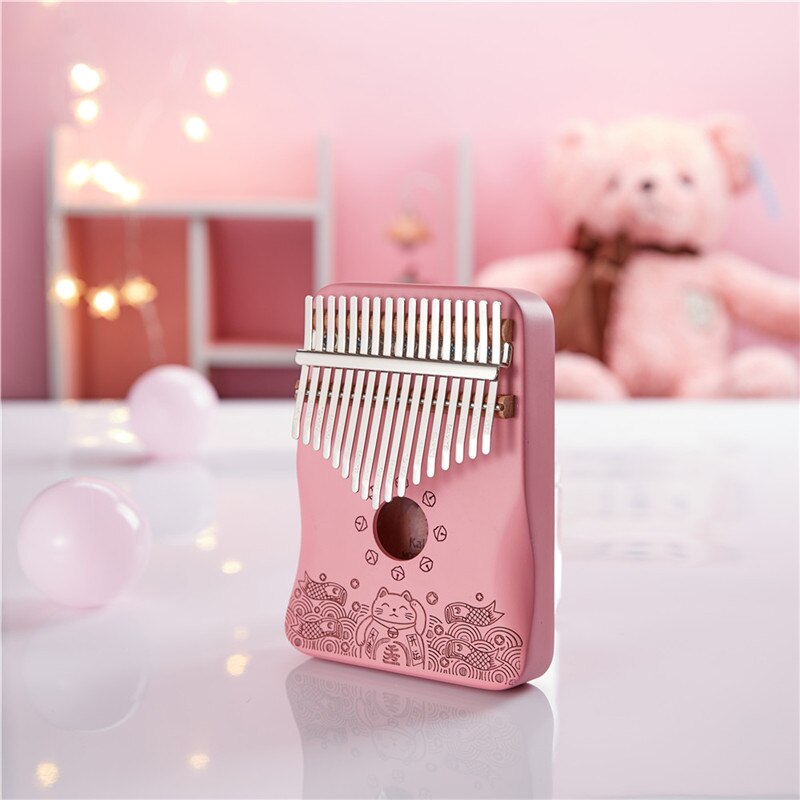17 Keys Kalimba калимба Mahogany Thumb Piano Mbira Keyboard Finger musical Instrument Africa finger piano instrumento musical