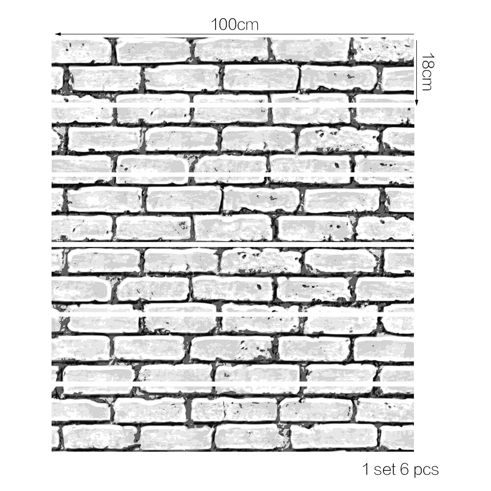 Autocollant 3D en PVC auto-adhésif pour escaliers, 6 pièces, mosaïque pour décoration de maison, escaliers, marches d&#39;escalier, décoration de noël: Masonry