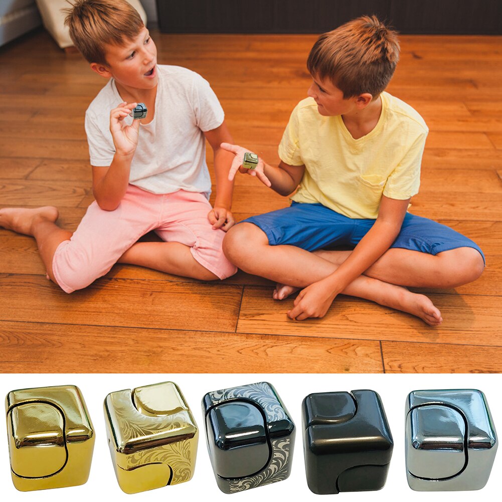 Tol Dobbelstenen Kubus Anti-Angst Vingertop Speelgoed Hand Fidget Spinner Vroeg Leren Vent Speelgoed Desktop Game