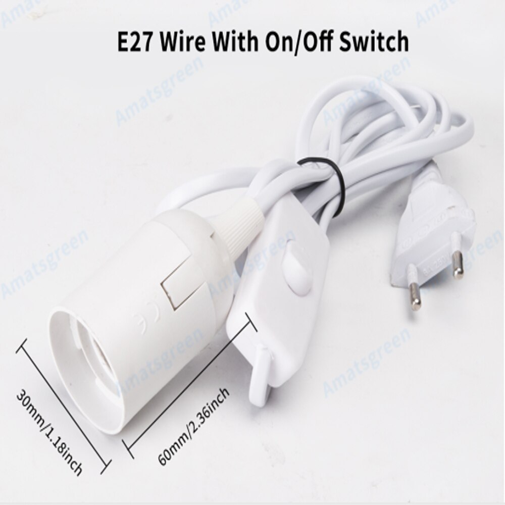 Indoor Plants Grow Light Red 630nm 660nm 850nm LED Light Bulb Bloom Booster for Flowering Enhancement, LED Light Therapy: Wire EU-Plug