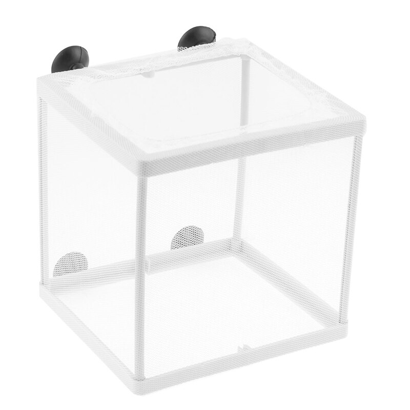 Cadre en plastique pour aquarium, filet blanc avec coupelles d&#39;aspiration: Default Title