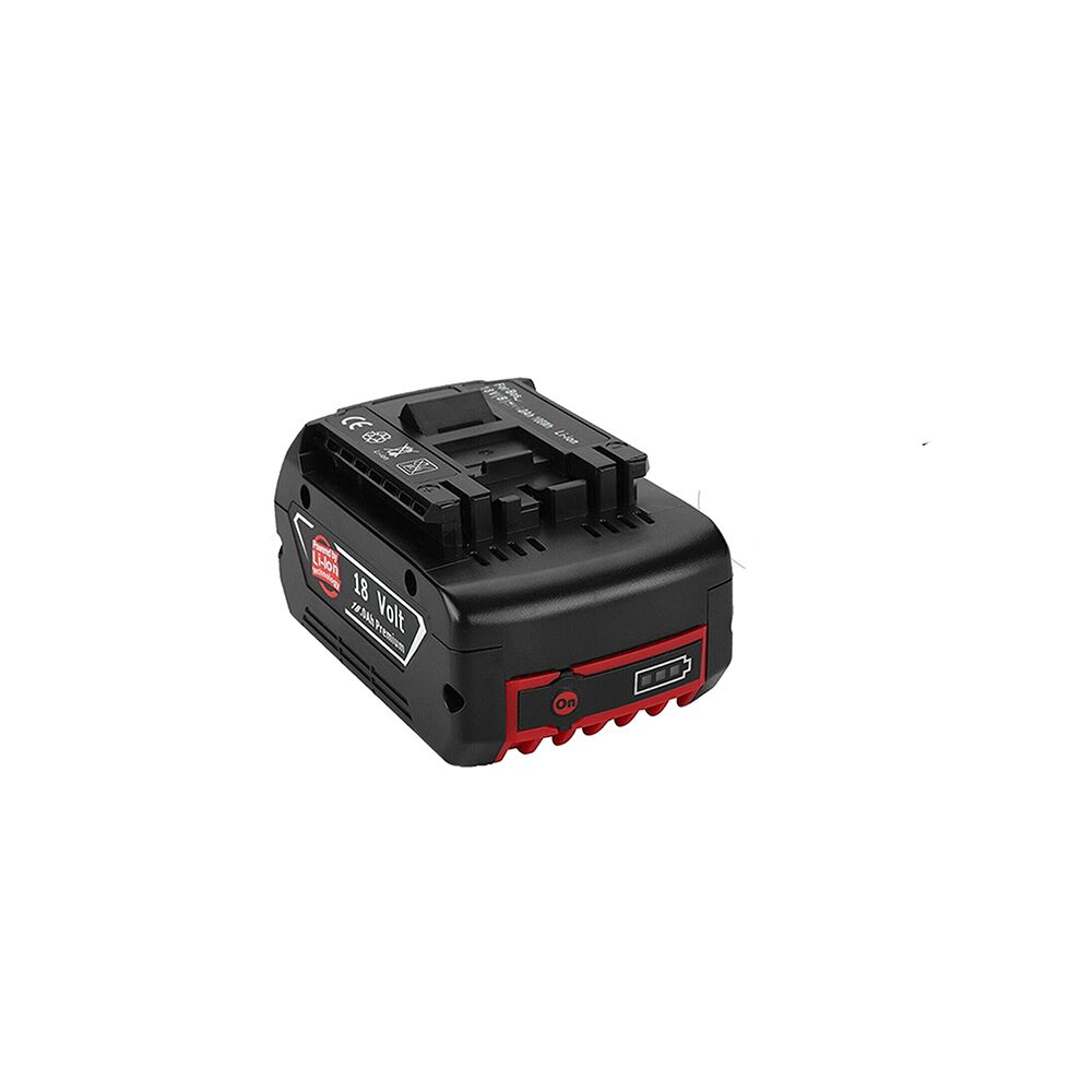 100%  originale 18 v 18000 mah oppladbare for bosch 18 v 18.0ah batteri backup bærbar erstatning bat 609 indikatorlys +3a lader: Svart
