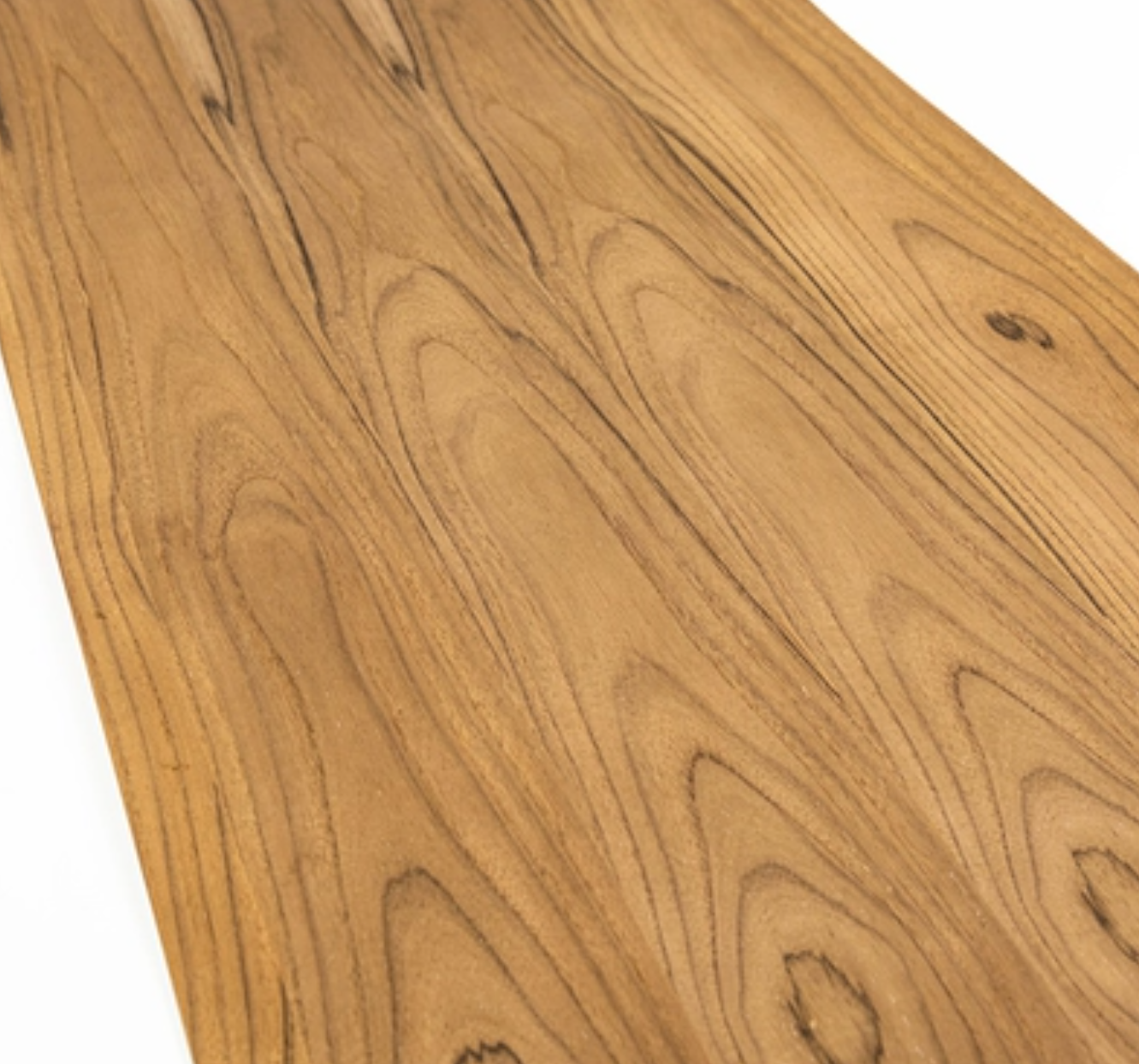 Longueur: 2,5 mètres largeur: 580mm d'épaisseur: 0,25mm placage de bois naturel avec feuilles de placage de bois à motif de teck thaïlandais grande largeur