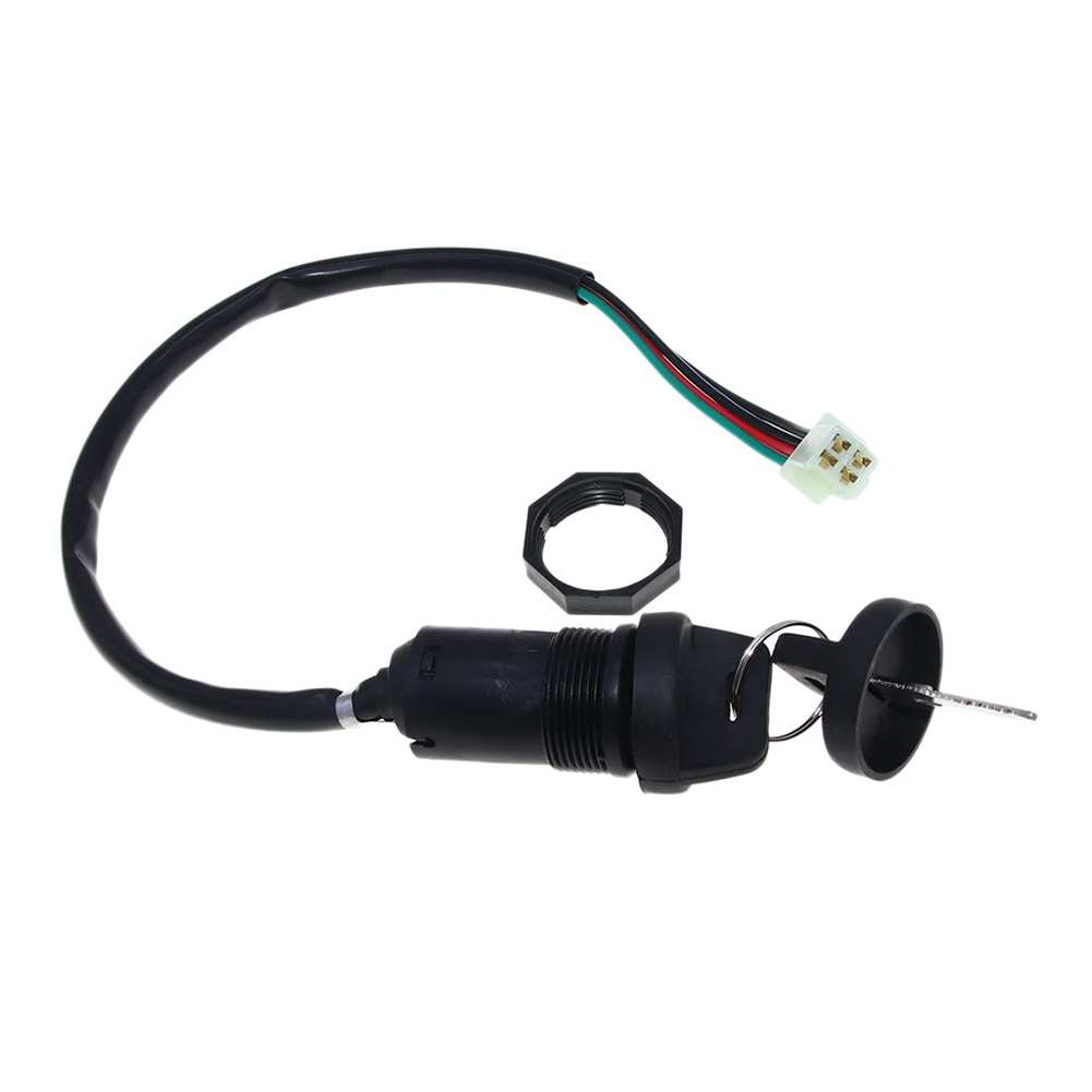 interruttore+chiave + Interruttore a chiave di accensione per moto con blocco dell'accensione, chiave di accensione a 2 pin con chiave per accessorio di ricambio per moto ATVTV